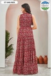Grassy By Chansi Trendz Georgette Floral Printed Gown Wholesale Price In Surat